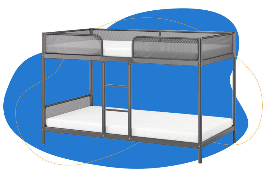 IKEA Tuffing kinderbed hoogslaper